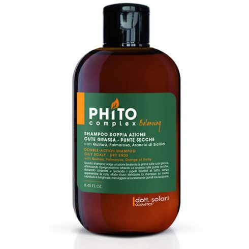 dott.solari Normalizáló, kettős hatású sampon - Double action balancing shampoo #Phitocomplex 250ml