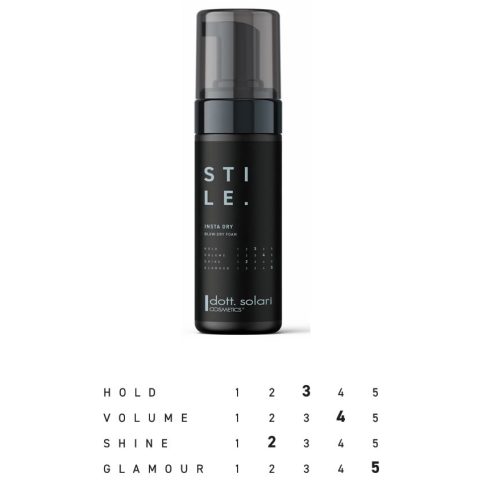 dott.solari Insta dry száradás elősegítő spray – Blow-dry spray  #STILE 150 ml