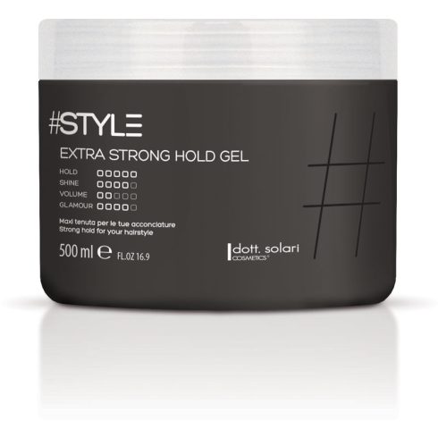 dott.solari Zselé extra erős #STYLE 500 ml 