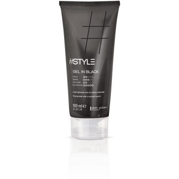 dott.solari Fekete zselé - Gel in black  #STYLE 100 ml 