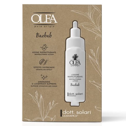 dott.solari Baobab és lenmagolajos hajszerkezet javító ampulla #OLEA BAOBAB 15 ml 