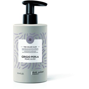   dott.solari Színező maszk argán olajjal Gyöngy ezüst - Pearl silver #THE COLOR MASK 300 ml