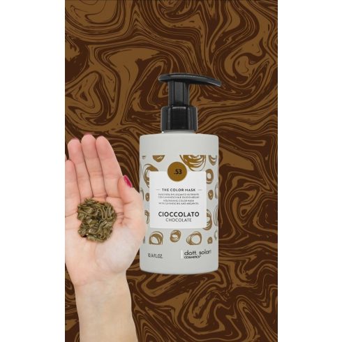 dott.solari Színező maszk argán olajjal Csokoládé - Chocolate #THE COLOR MASK 300 ml