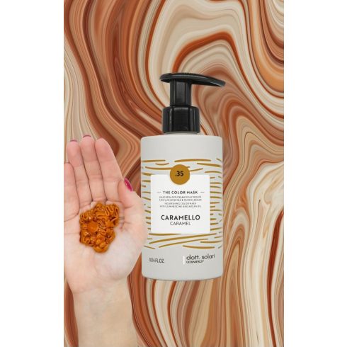 dott.solari Színező maszk argán olajjal Karamell - Caramel #THE COLOR MASK 300 ml 
