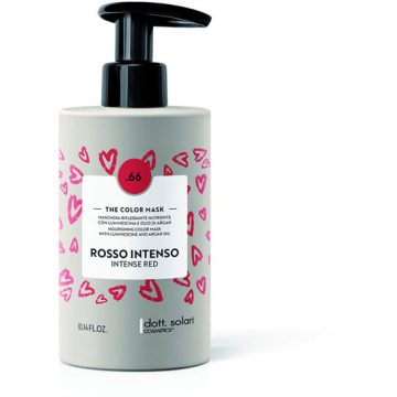   dott.solari Színező maszk argán olajjal Intenzív vörös -  Intense red #THE COLOR MASK 300 ml