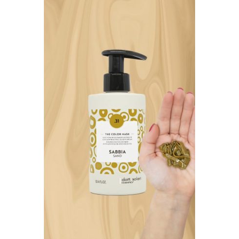 dott.solari Színező maszk argán olajjal Homok - Sand #THE COLOR MASK 300 ml